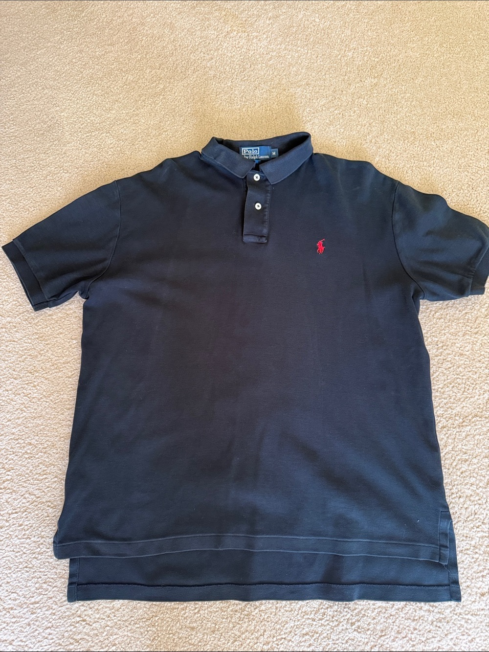 POLO Ralph Lauren men’s black polo shirt - Medium
